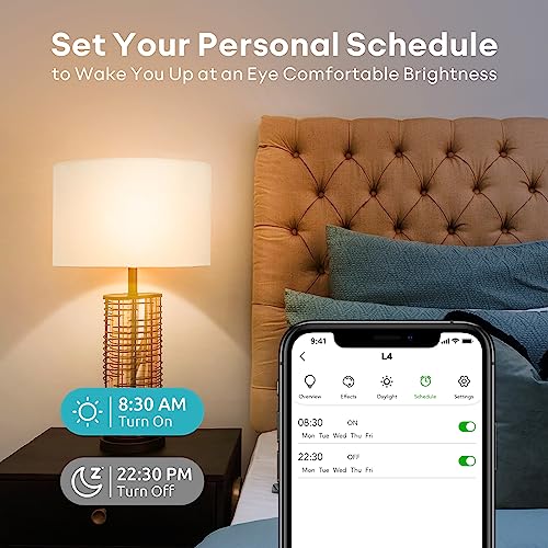 Smart Light Bulb Works with Apple Homekit (4 Count)