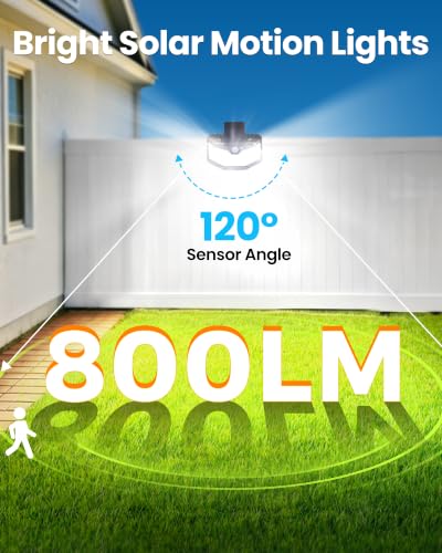 800LM Clip On Solar Lights Outdoor