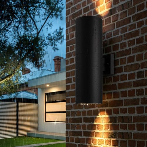 18" Modern Outdoor Porch Light in 2 Lights (2 Count)