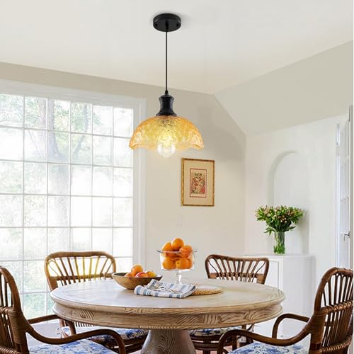Amber Pendant Light Kitchen Island (Amber / 1 Pack)