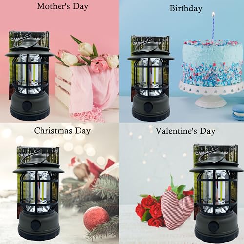 Camping Lanterns Battery Powered Rechargeable Lights (3 Count)