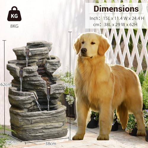 Outdoor Water Fountain 6 (352 Ounce)