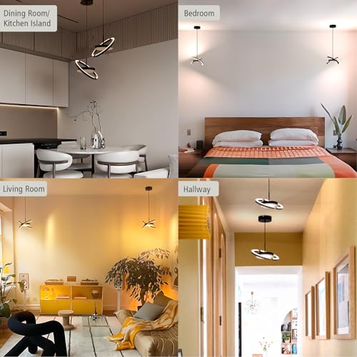 LED Saturn Pendant Lights (2 Count)