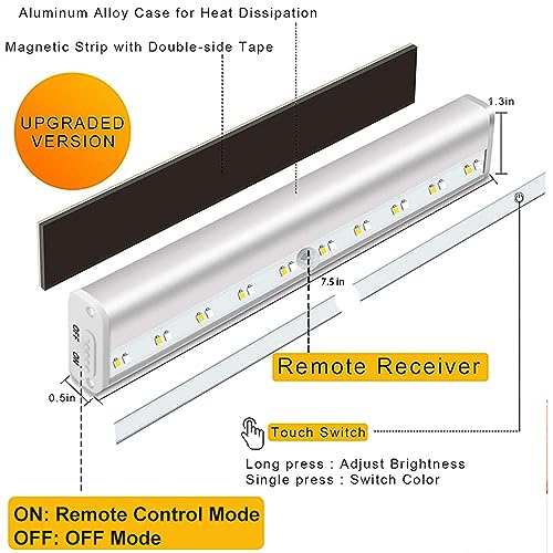 Remote Control Under Cabinet Lighting Wireless 6 Pack (6 Count)