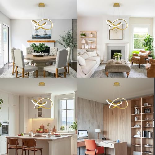 Modern Chandelier with Remote Control