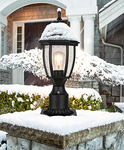 Hardwired 120V Dusk to Dawn Outdoor Post Light 2 Pack (2 Count)