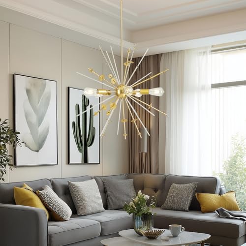 Gold Sputnik Chandelier
