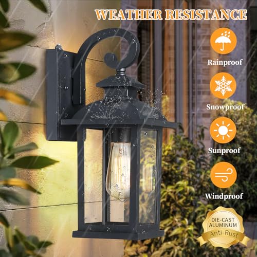 Dusk to Dawn Porch Lights Outdoor (2 Count)