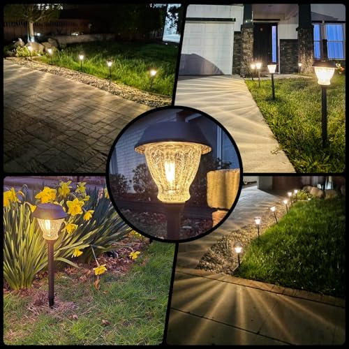 Solar Garden Lights Outdoor 6 Pack