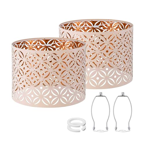 Drum Lampshades for Table Lamps (2 Count)