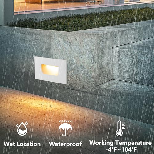 Outdoor Step Lights LED Stair Lights Indoor (6 Count)