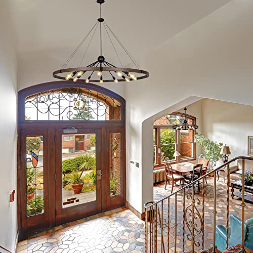 59'' Large Rustic Dining Room Light Fixture