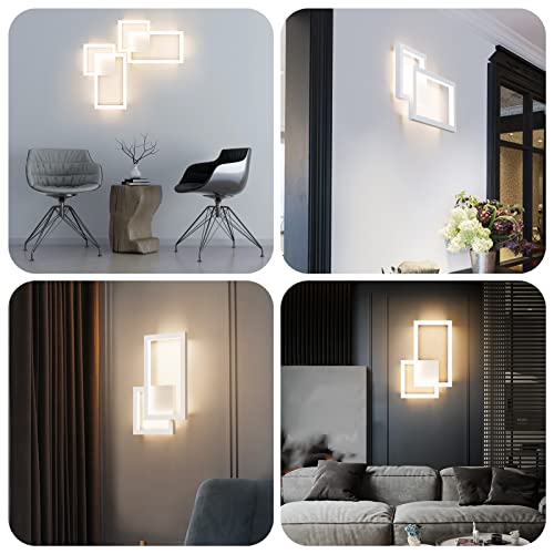 Modern Indoor Wall Sconce Aluminum Up and Down 20W LED Modern Wall Sconce for Indoor Living Room Bedroom Hallway
