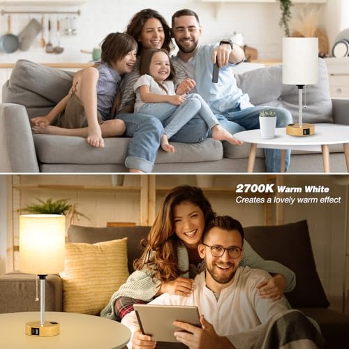 Small Bedside Table Lamp for Bedroom