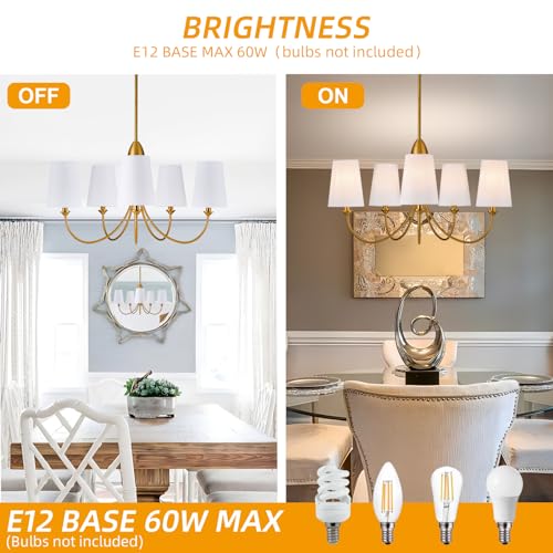 30''Gold Chandelier