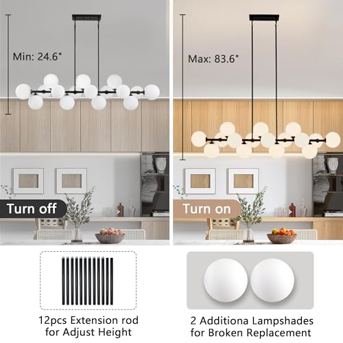 Linear Chandeliers for Dining Room