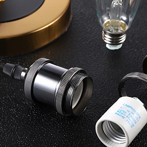 16 Packs E26 Vintage Ceramic Lamp Socket