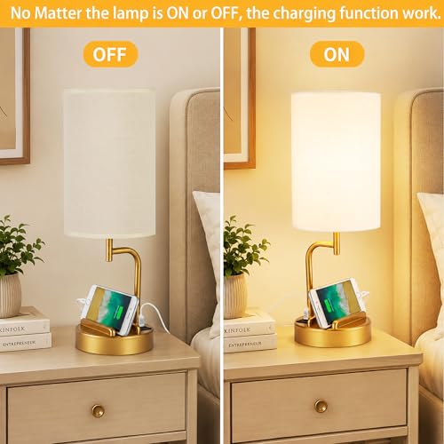 Touch Control USB Table Lamp with USB C
