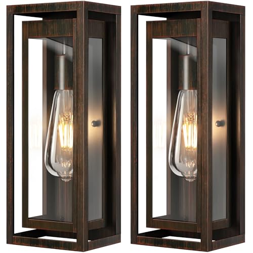 15" Outdoor Wall Lights (2 Count)