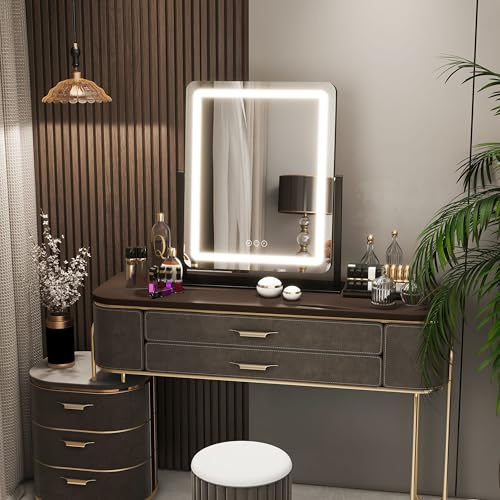 Vanity Mirror with Lights 19"x22"