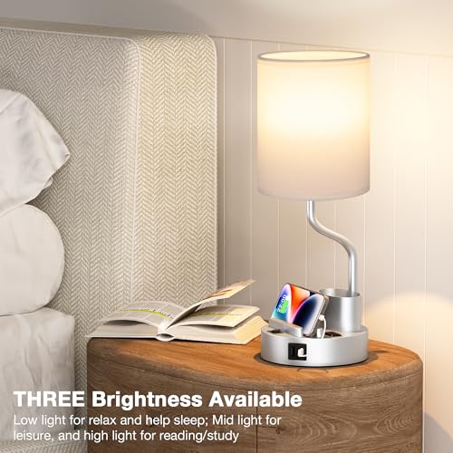 Bedside Lamps for Bedroom Set of 2 (2 Count)