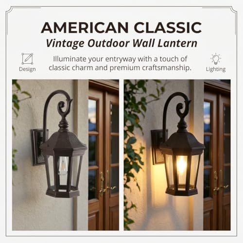 Brown Exterior Wall Sconces
