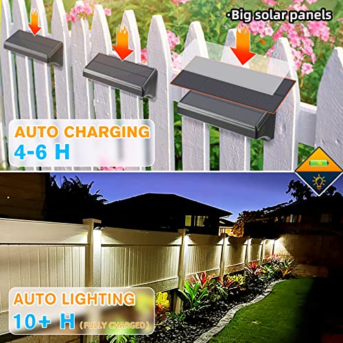 Solar Fence Lights 4 Pack (4 Count)
