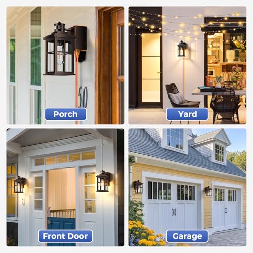 2 Pack Motion Sensor Outside Lights for House (2 Count)