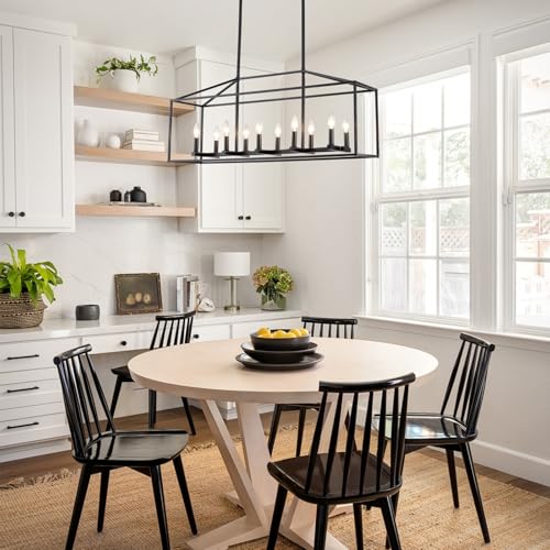 38'' Black Dining Room Light Fixture
