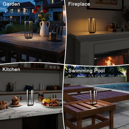 2Pack Cordless Table Lamp Rechargeable