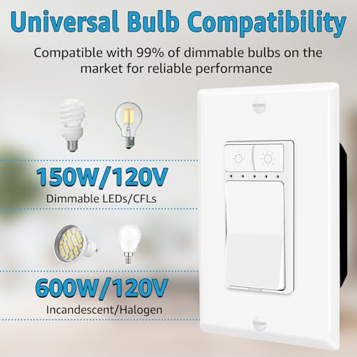 Dimmer Switch for LED Lights (2 Count)