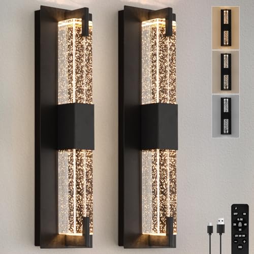 Battery Operated Crystal Wall Sconc (2 Count)
