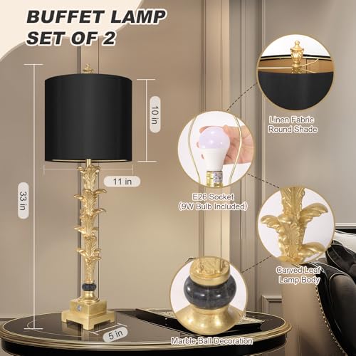 33'' Buffet Lamps Set of 2 (2 Count)