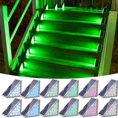 Solar Stair Lights 12 Pack (12 Count)