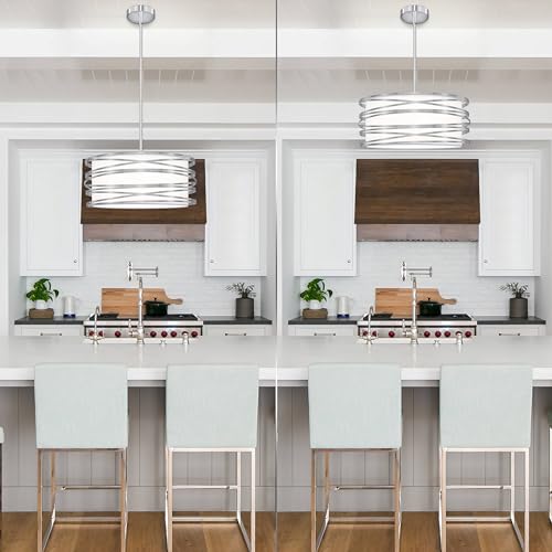 16 inch Modern Drum Pendant Light 3