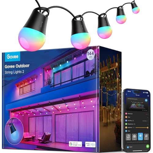 Smart Outdoor String Lights 2 (144 Foot)