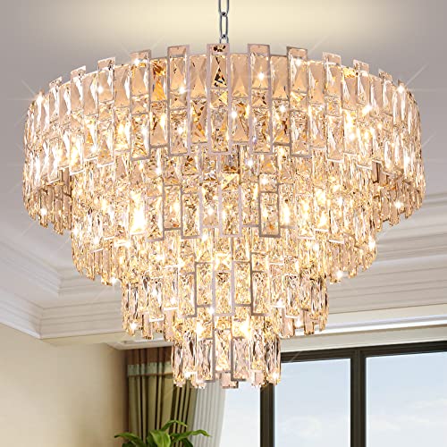 32" Luxury Crystal Chandelier for Dining Room