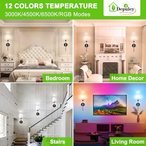 Battery Operated Wall Sconce (2 Count)