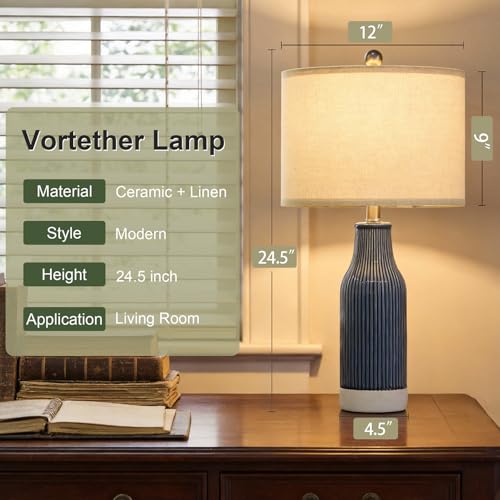 23.5" Bedside Lamps Set of 2 (2 Count)