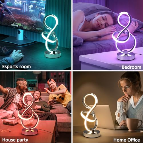 Modern Spiral Table Lamp