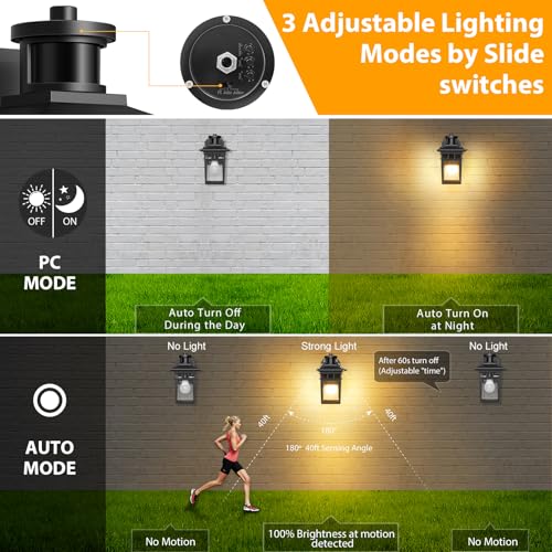 Porch Lights with GFCI Outlet