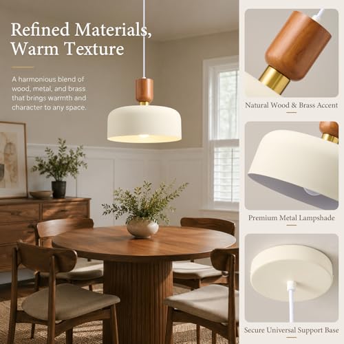 12" Mid Century Modern Pendant Lights