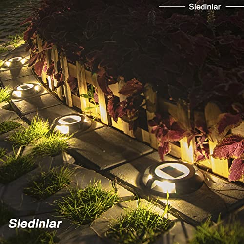 Solar Deck Lights Outdoor LED Driveway Dock Lights (16 Count)