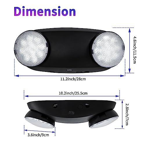 LED Emergency Lights with Battery Backup