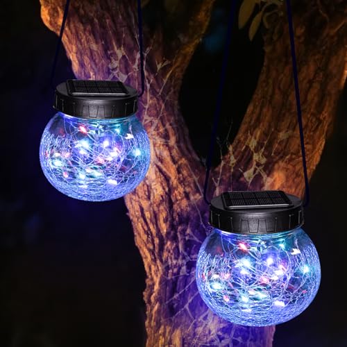 2 Pack Solar Lantern Outdoor Lights (2 Count)