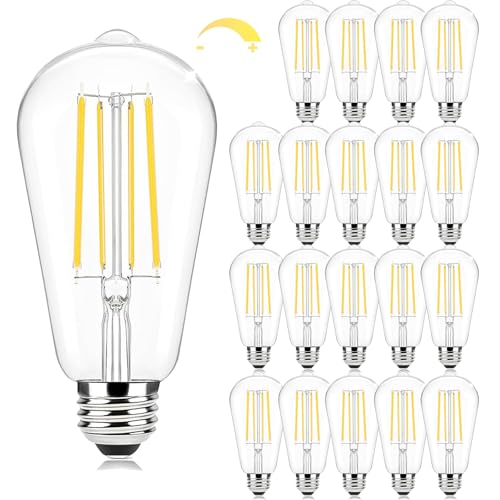 20 Pack Dimmable Led Light Bulbs 60W Equivalent (20 Count)
