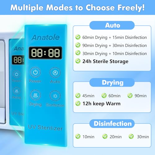 UV Light Nail Tool Cleaning Machine Dryer 10L 160W (338 Ounce)