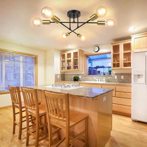 6 Light Modern Sputnik Chandelier