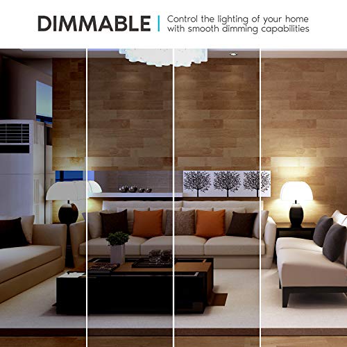 A19 LED Light Bulbs 100 Watt Equivalent Dimmable (24 Count)