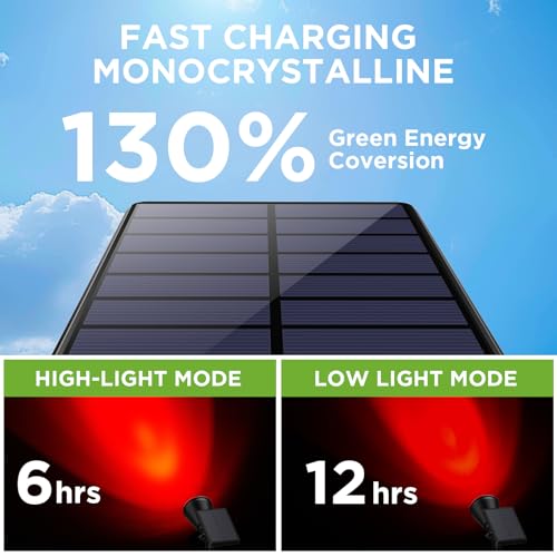 2 Solar Lights Outdoor for Halloween Christmas Xmas (2 Count)
